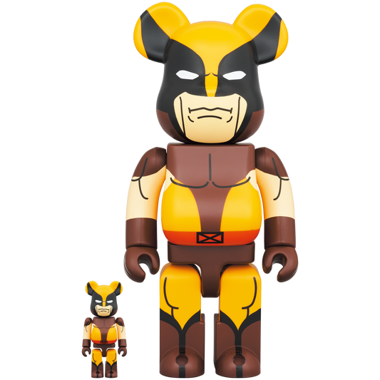 BE@RBRICK WOLVERINE (BROWN Ver.) 100％ & 400％