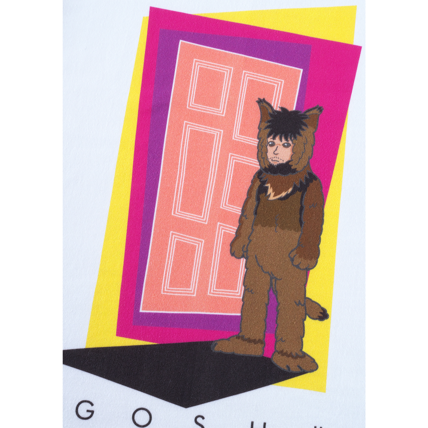 MLE HASHIZUME YUYA × THE Oliver 狗，（GOSH！！）这款蓍草 MOVIE TEE “Door and Oliver”