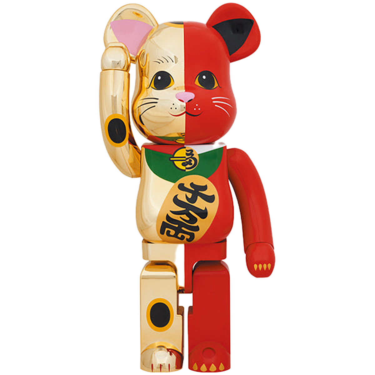 BE@RBRICK Manekineko Gold×Red 1000％
