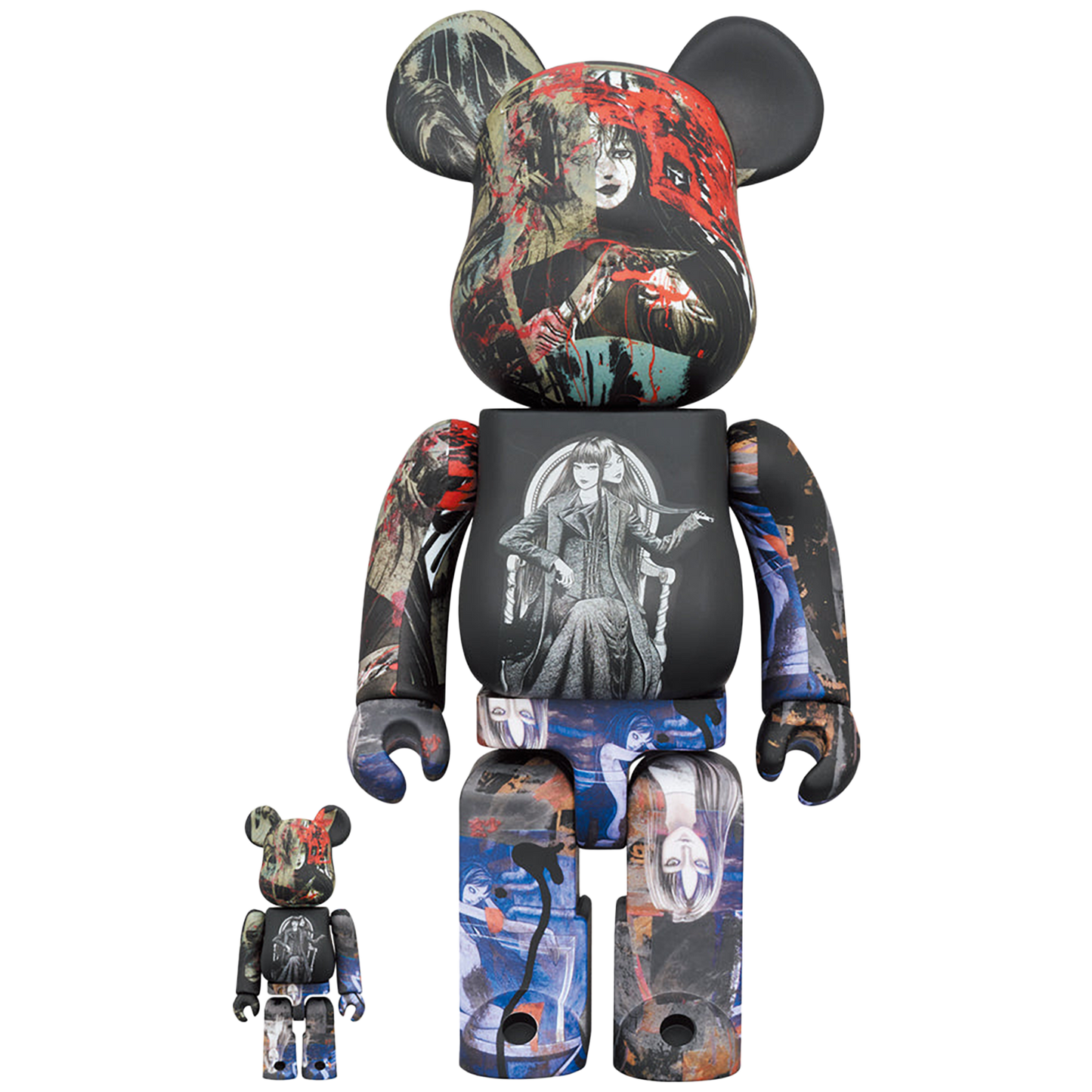 BE@RBRICK S'YTE × Junji Ito TOMIE 100％ & 400％