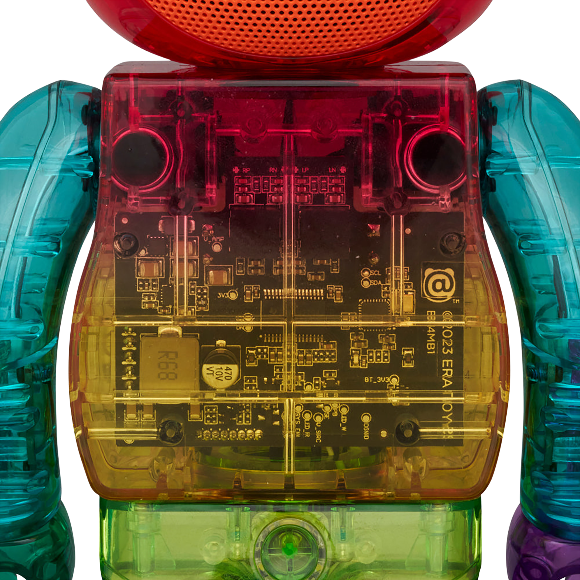 BE@RBRICK AUDIO RAINBOW  400％ Portable Bluetooth(R) Speaker
