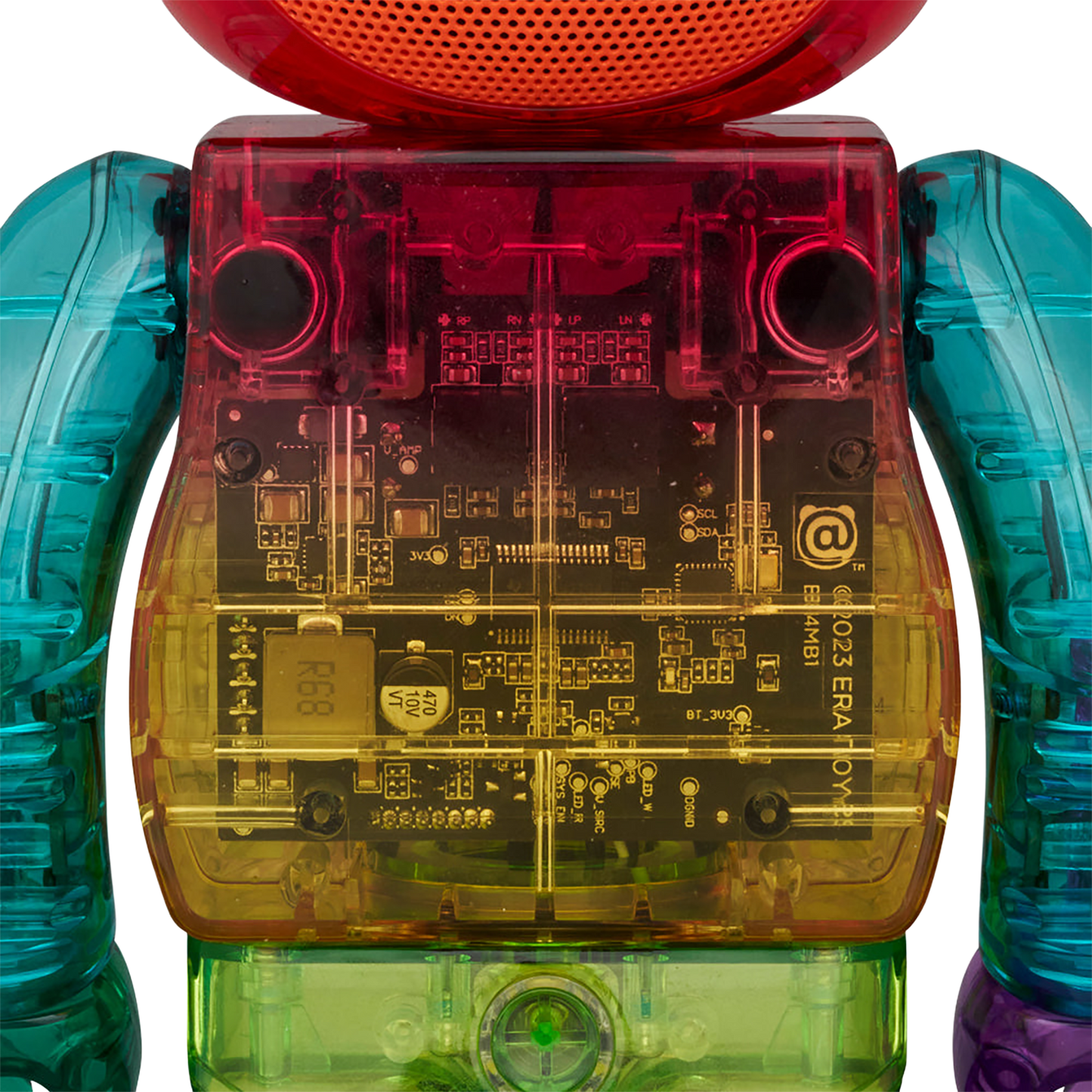 BE@RBRICK AUDIO RAINBOW  400％ Portable Bluetooth(R) Speaker
