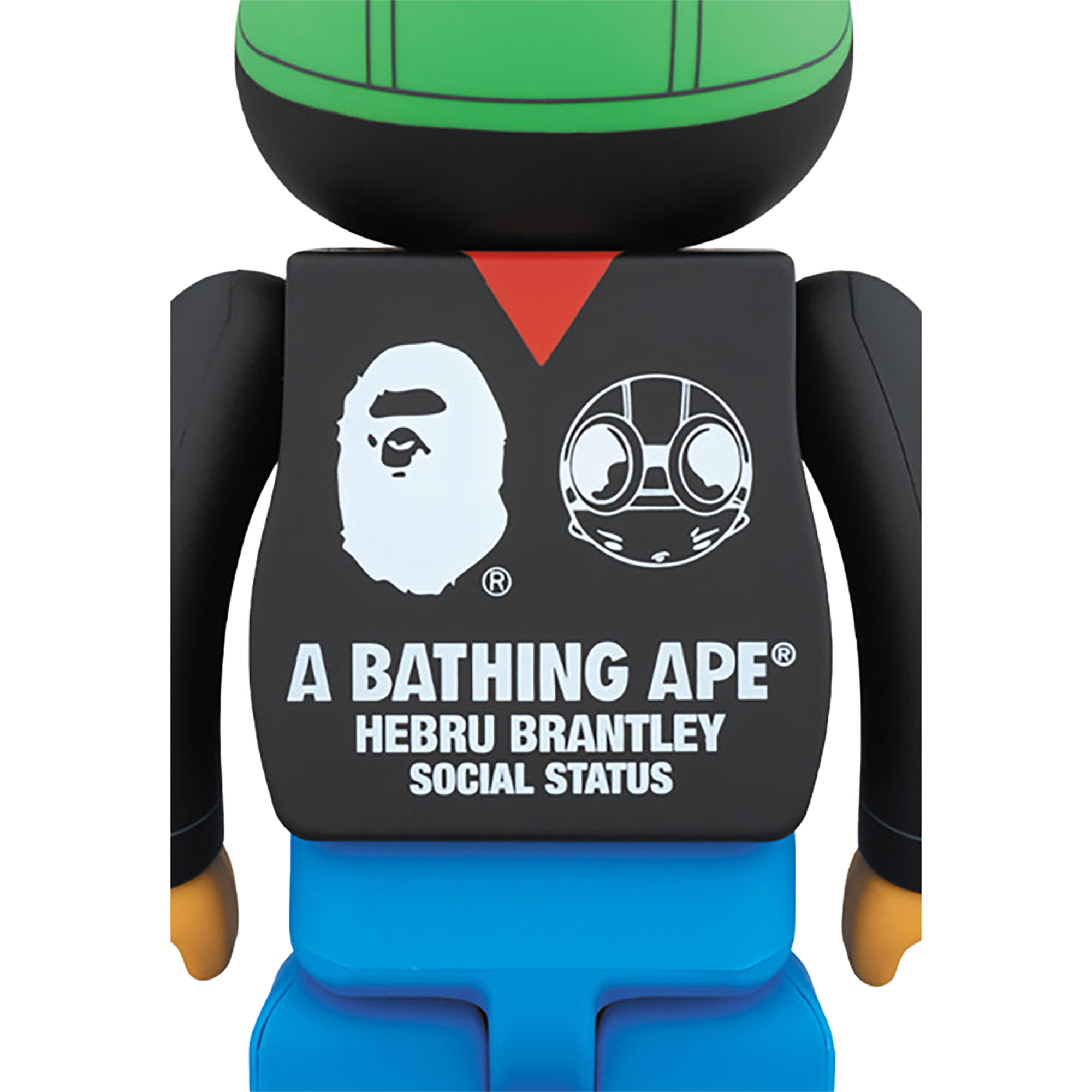 A BATHING APE(R) × HEBRU BRANTLEY × SOCIAL STATUS BE@RBRICK 1000％