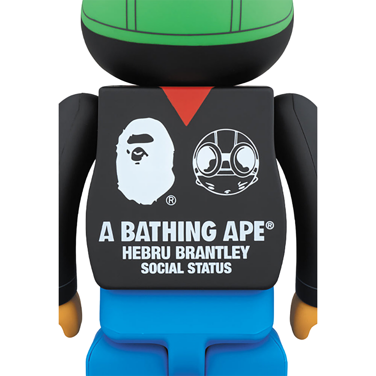 A BATHING APE(R) × HEBRU BRANTLEY × SOCIAL STATUS BE@RBRICK 1000％
