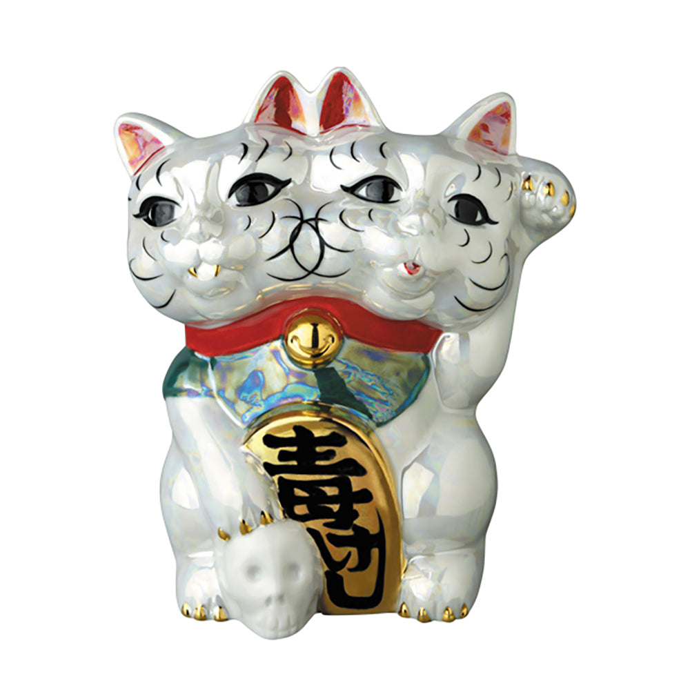魔よけ猫（ちみどろ齋いづも作)(パール）_0
