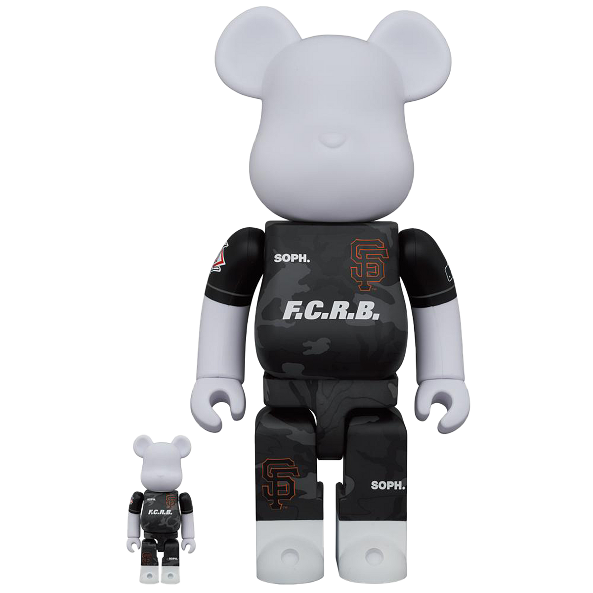 BE@RBRICK F.C.R.B. × MLB 100％ & 400％ (SAN FRANCISCO GIANTS)