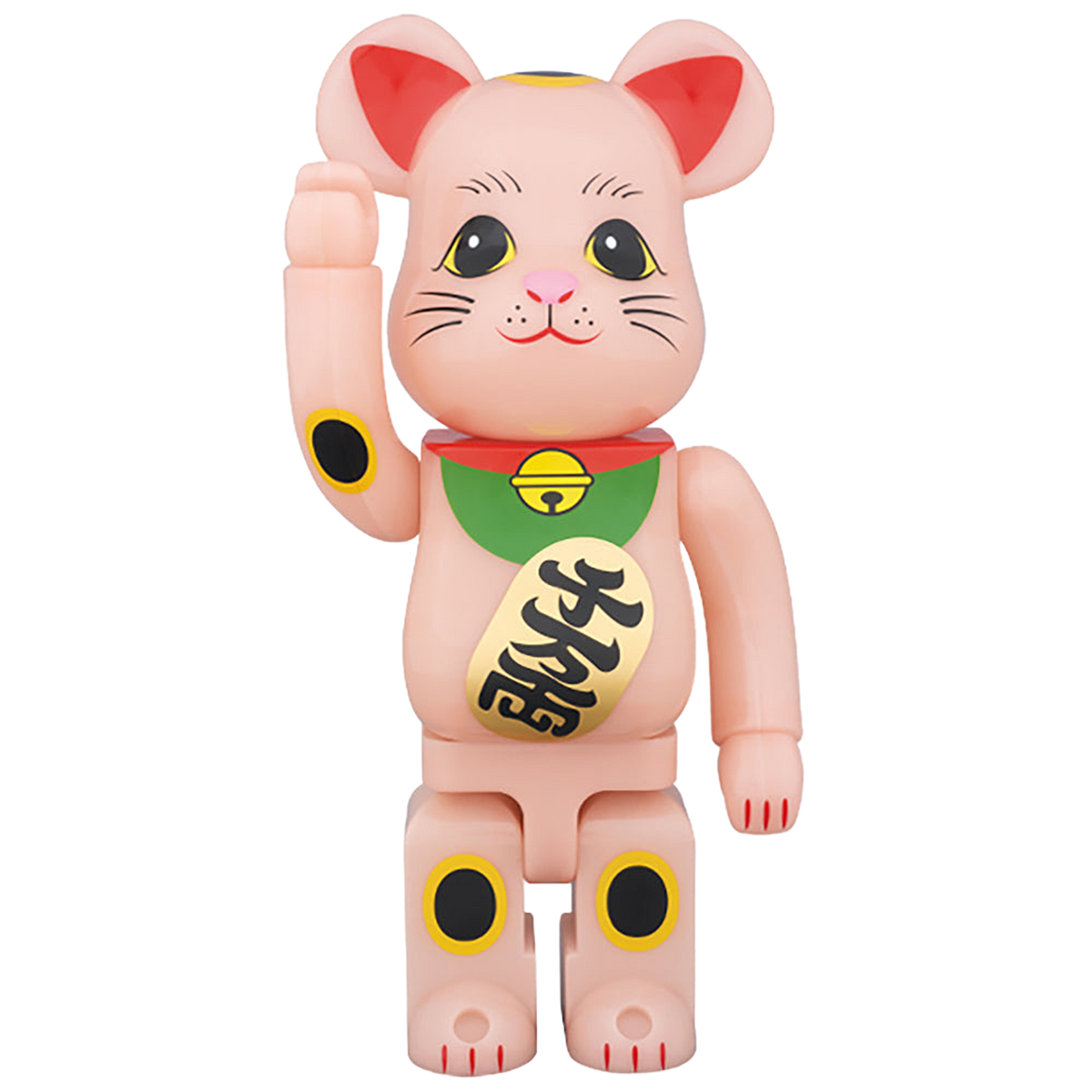 BE@RBRICK 招き猫 赤蓄光 400％