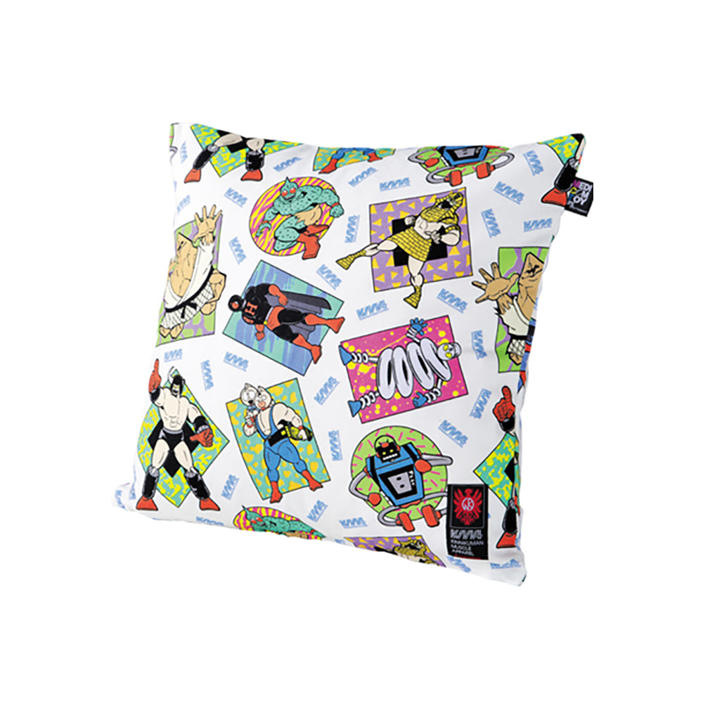 MLE KINNIKUMAN シリーズ KINNIKUMAN CUSHION COVER WHITE/BLACK_1