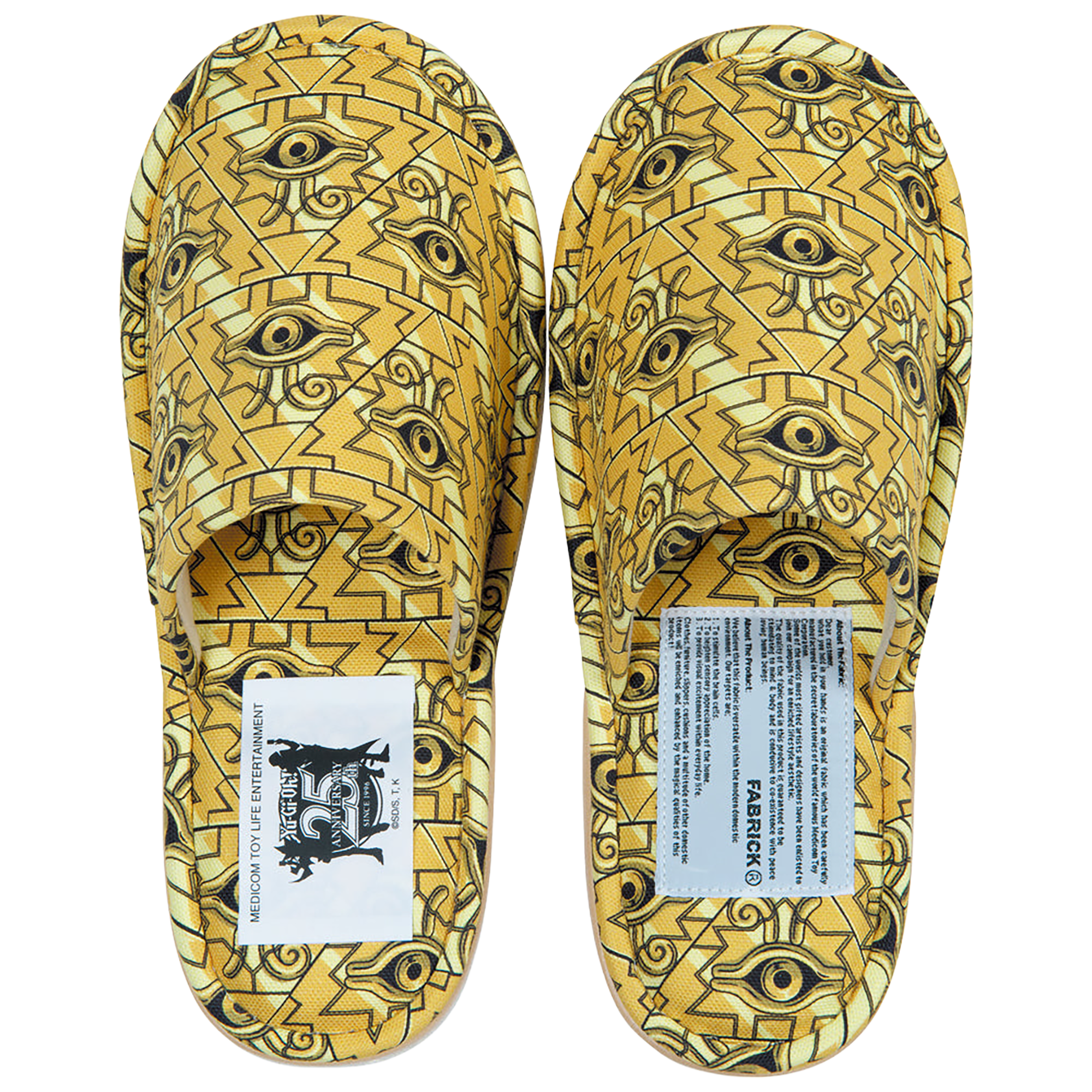 MLE Yu-Gi-Oh Duel Monsters SLIPPERS "Millennium Puzzle"