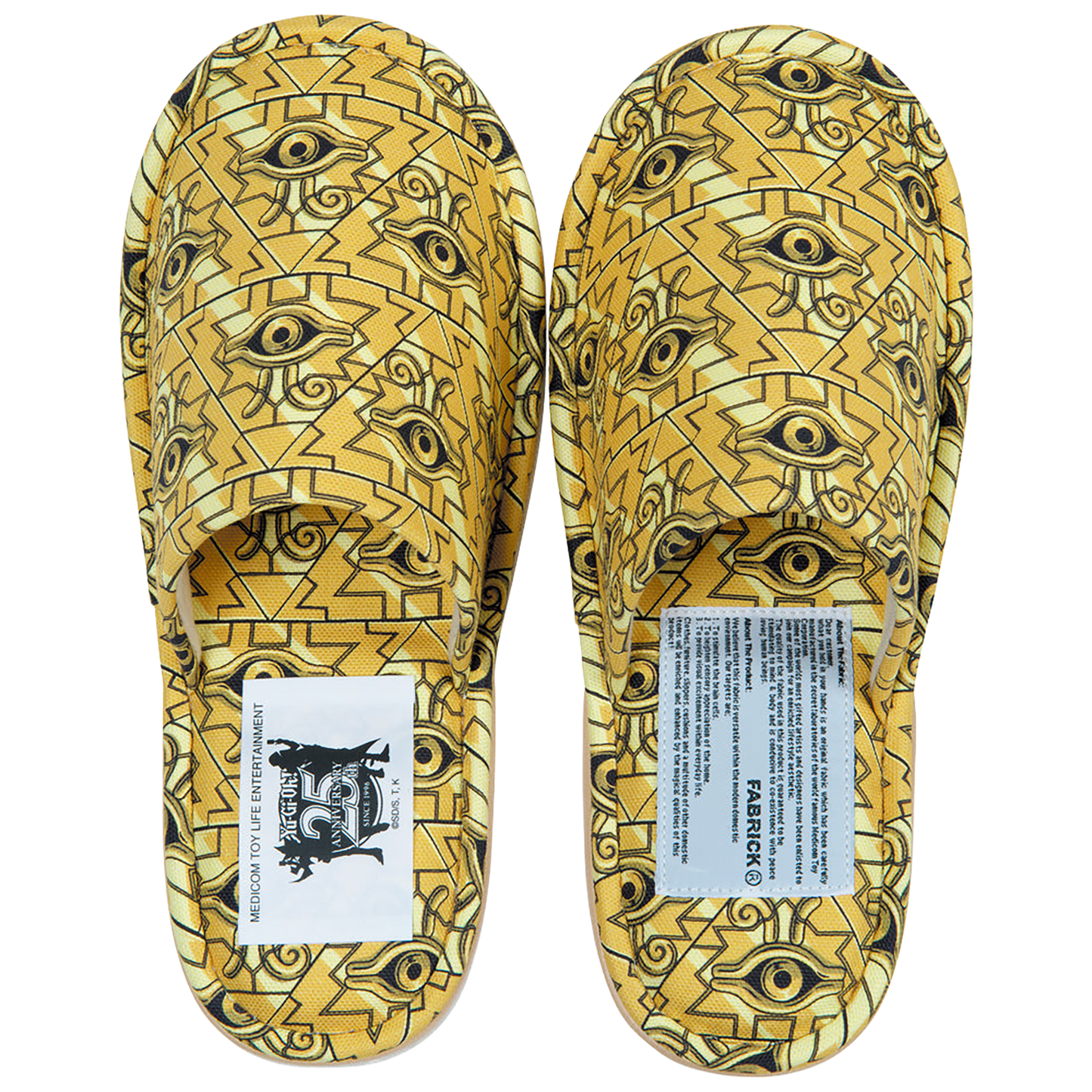MLE Yu-Gi-Oh Duel Monsters SLIPPERS "Millennium Puzzle"