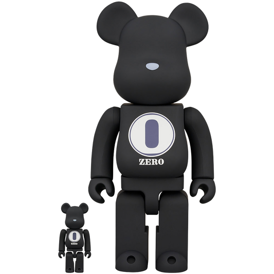 BE@RBRICK 罗伯特印第安纳 ×fragmentdesign 100% 和 400% 黑色