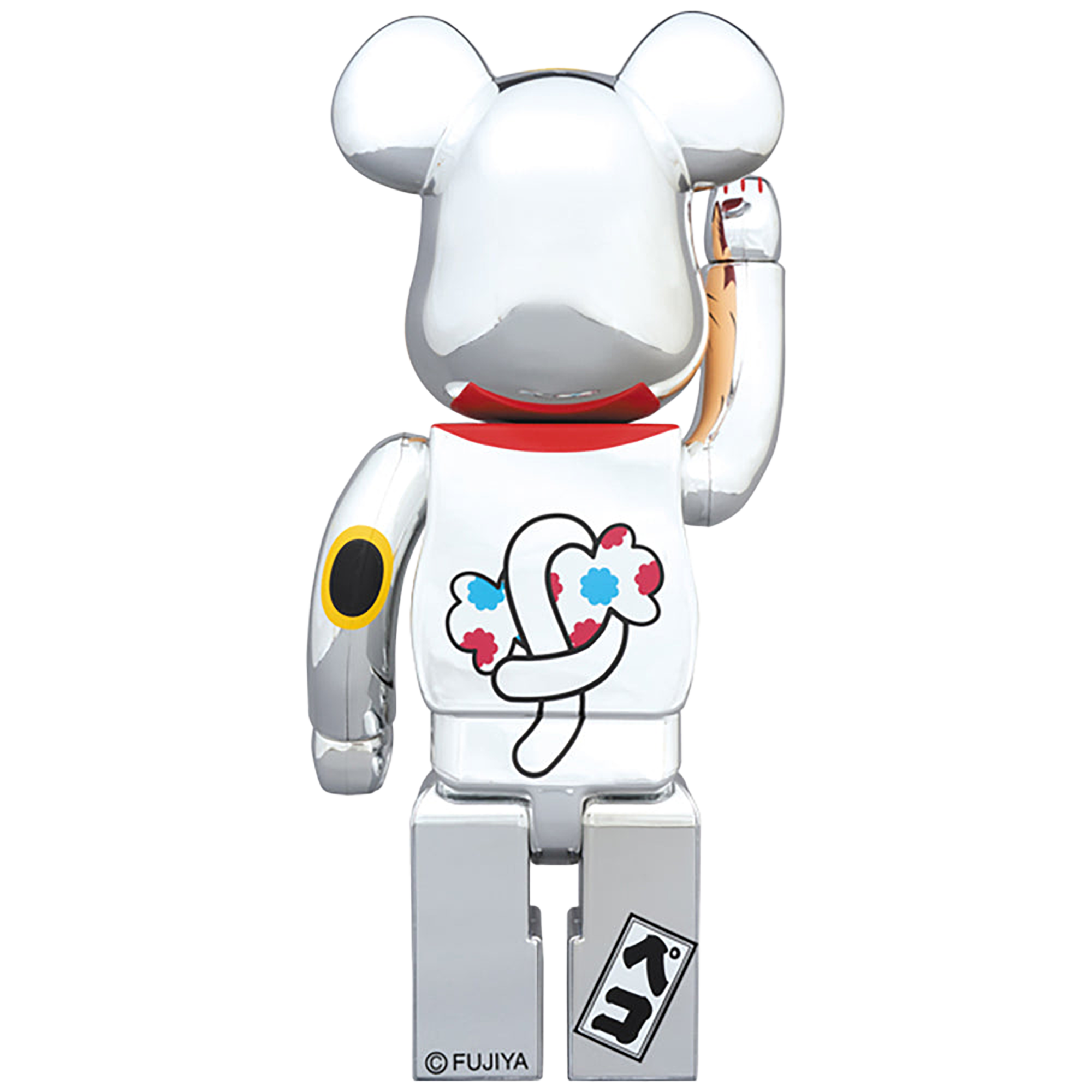 BE@RBRICK 招き猫 ペコちゃん 銀メッキ 100％ & 400％