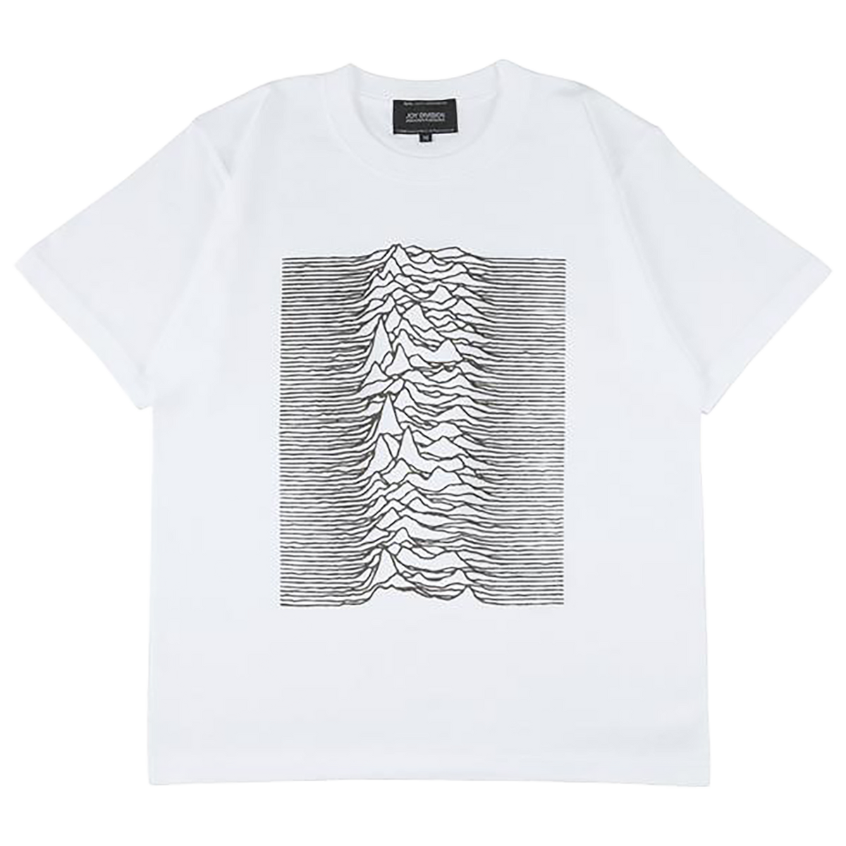 REFLECTIVE PRINT TEE "UNKNOWN PLEASURES" 