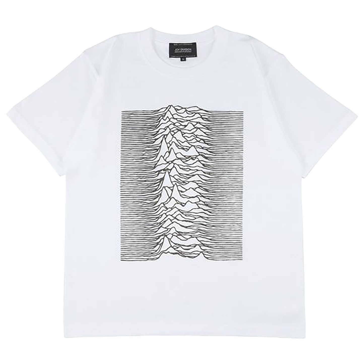 REFLECTIVE PRINT TEE "UNKNOWN PLEASURES" 