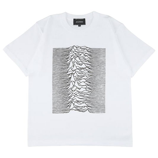 REFLECTIVE PRINT TEE "UNKNOWN PLEASURES" 