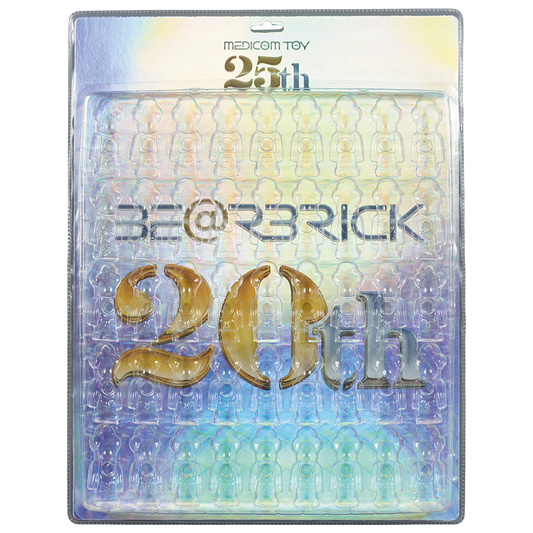 BE@RBRICK DISPLAY BLISTER BOARD MEDICOM TOY 25th ANNIVERSARY LIMITED EDITION
