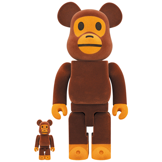 BE@RBRICK BABY MILO(R) Flocky Ver. 100% 和 400%