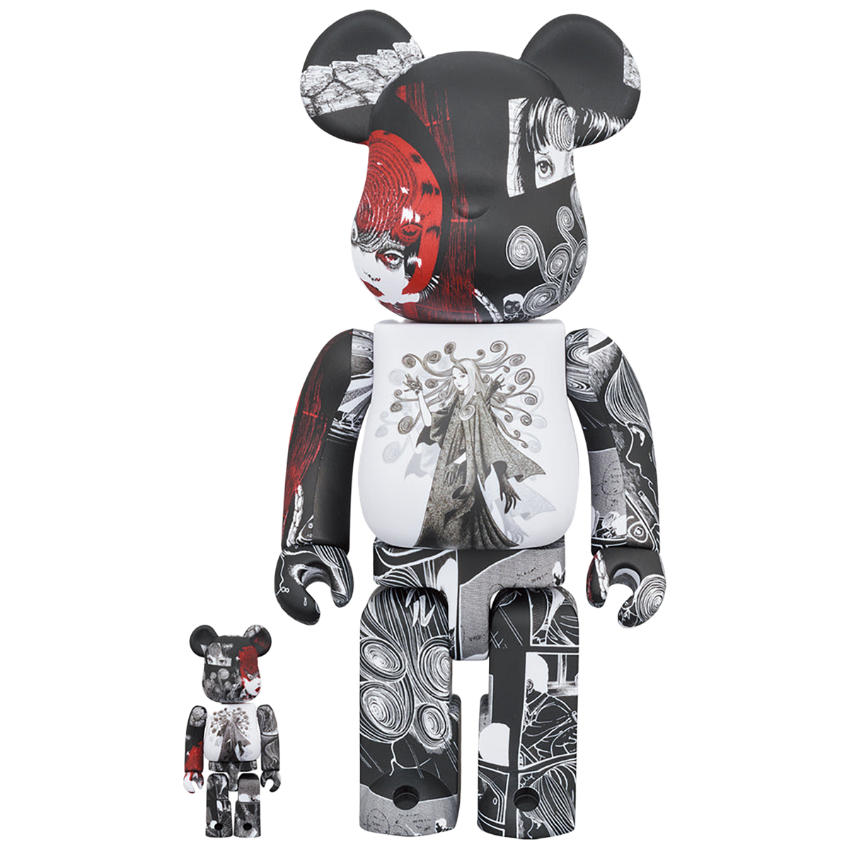 BE@RBRICK S'YTE × Junji Ito UZUMAKI 100％ & 400％