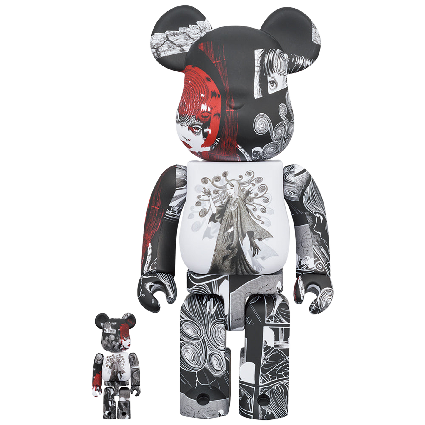 BE@RBRICK S'YTE × Junji Ito UZUMAKI 100％ & 400％