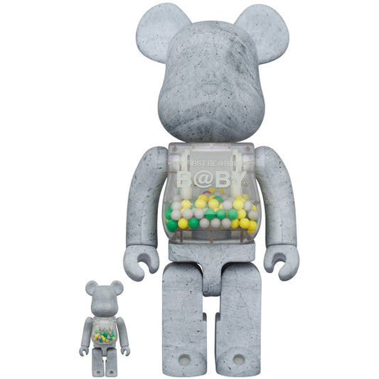 MY FIRST BE@RBRICK “CONCRETE” 100％ & 400％_0