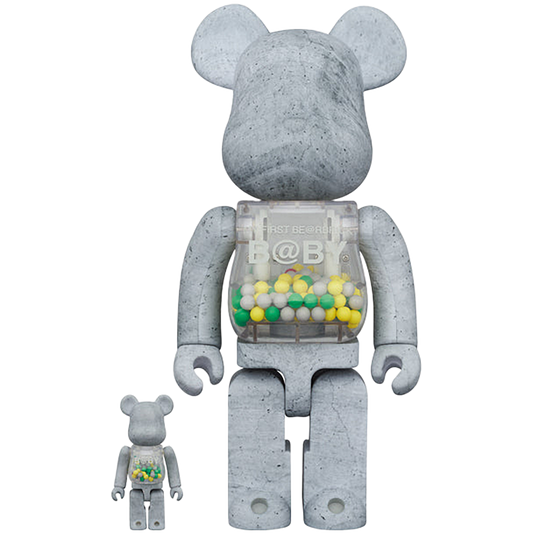 MY FIRST BE@RBRICK “CONCRETE” 100％ & 400％
