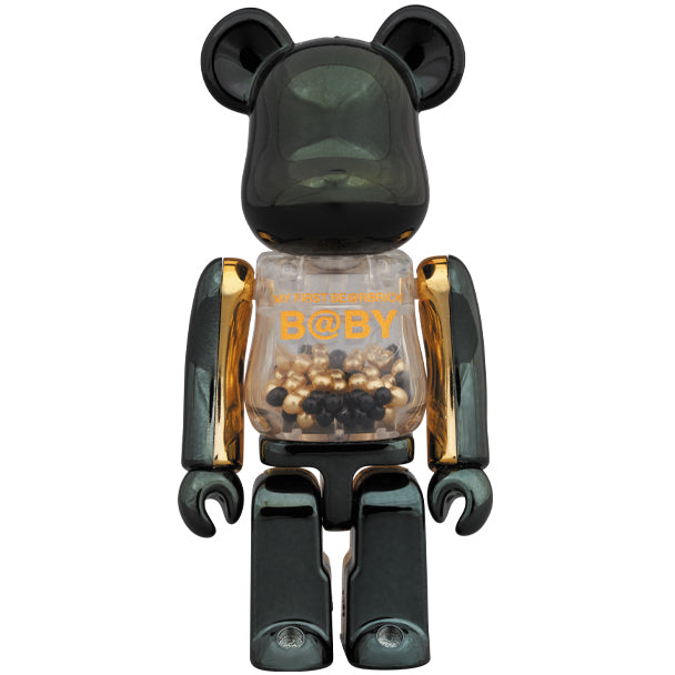 MY FIRST BE@RBRICK INNERSECT BLACK & GOLD Ver.100％ & 400