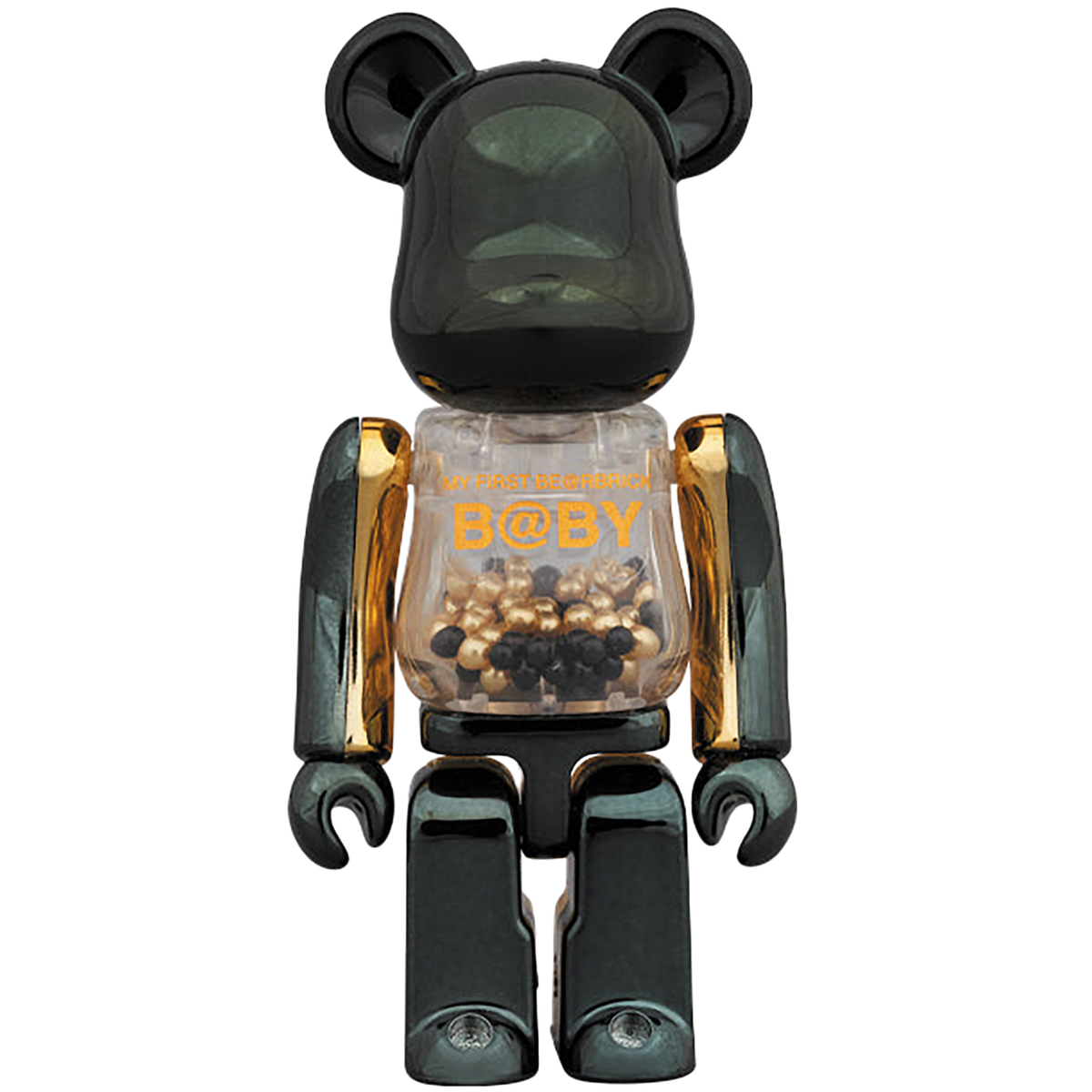 MY FIRST BE@RBRICK INNERSECT BLACK & GOLD Ver. 100% & 400%