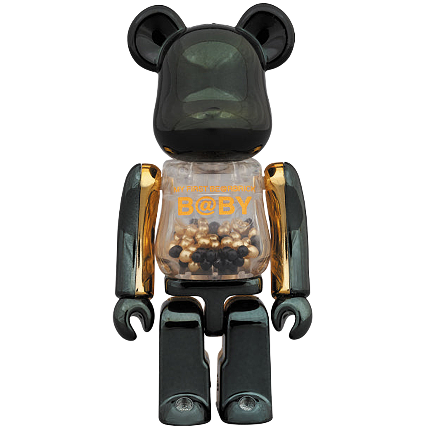 MY FIRST BE@RBRICK INNERSECT BLACK & GOLD Ver. 100% & 400%