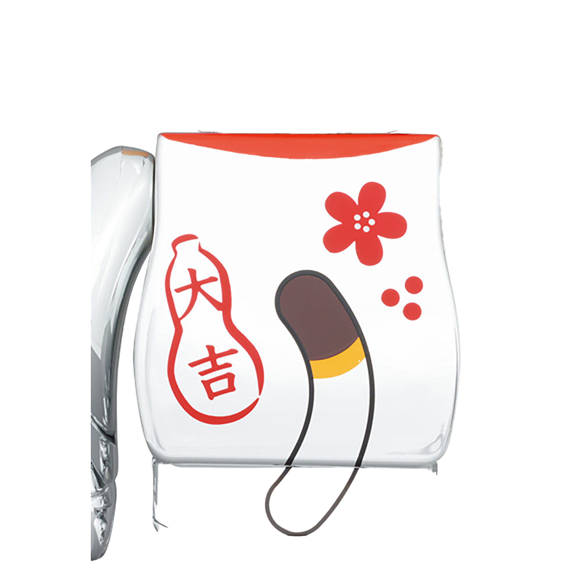 BE@RBRICK 招き猫 ペコちゃん 福 銀メッキ 100％ & 400％