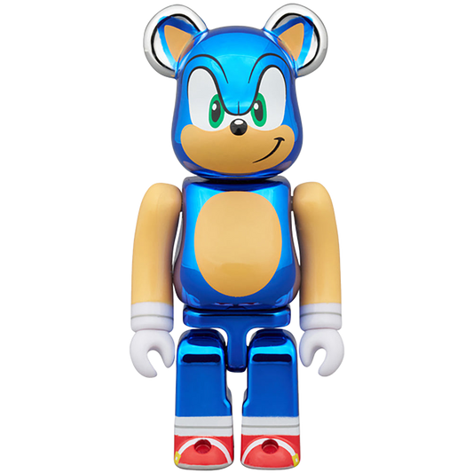 BE@RBRICK SONIC THE HEDGEHOG CHROME Ver. 100％ & 400％