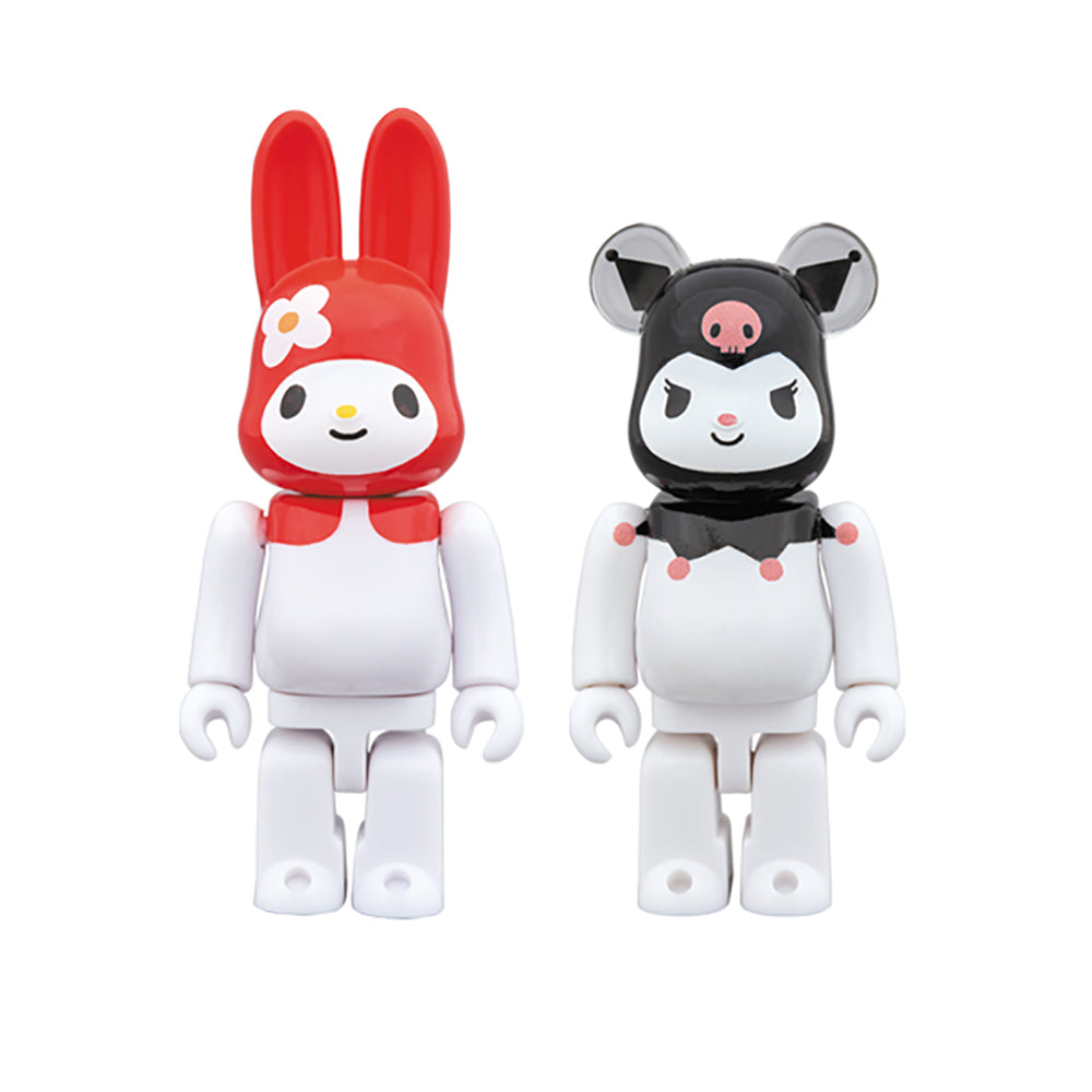 R@BBRICK MY MELODY(赤メロ Ver.) & BE@RBRICK クロミ 100％ 2 PACK_0