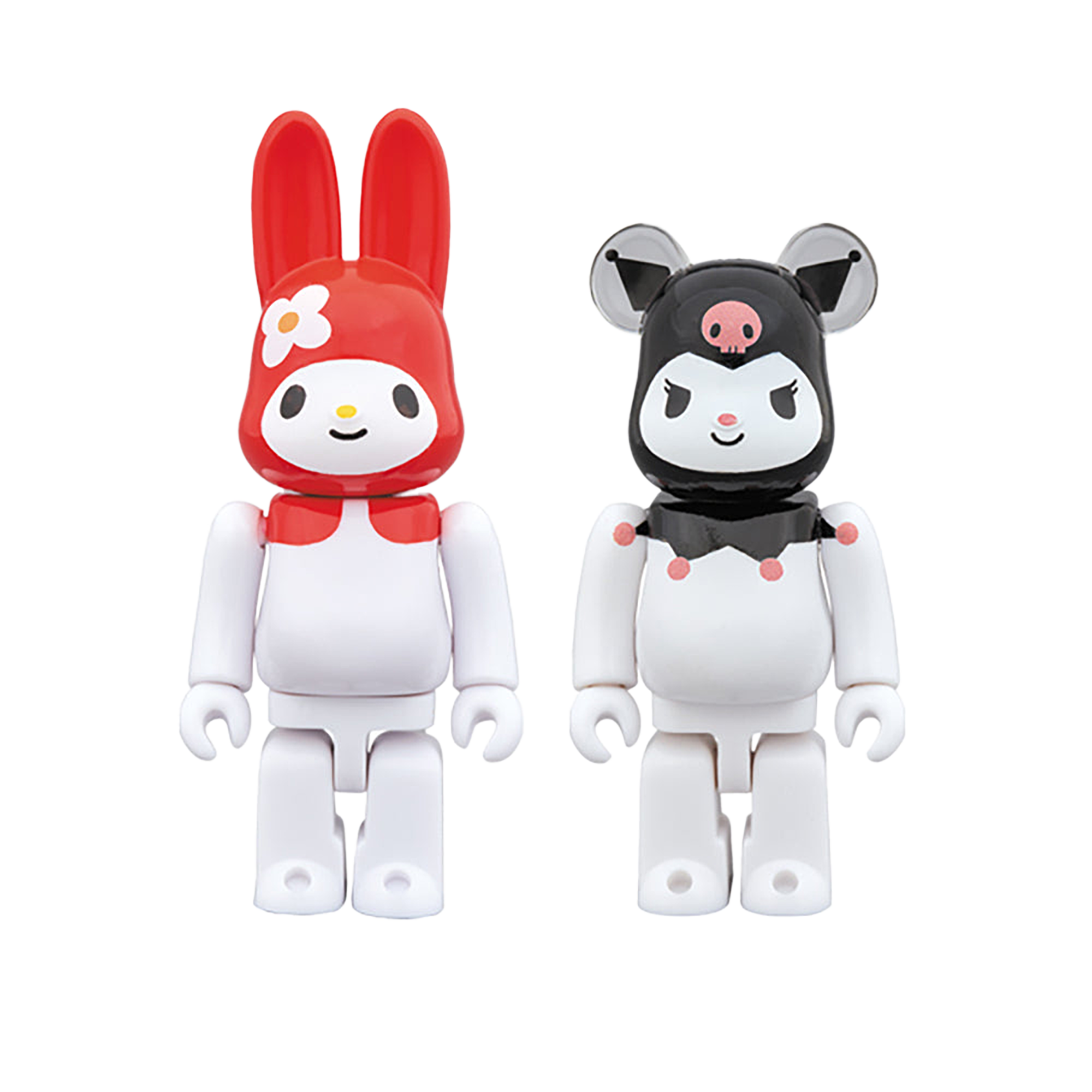 R@BBRICK MY MELODY(赤メロ Ver.) & BE@RBRICK クロミ 100％ 2 PACK