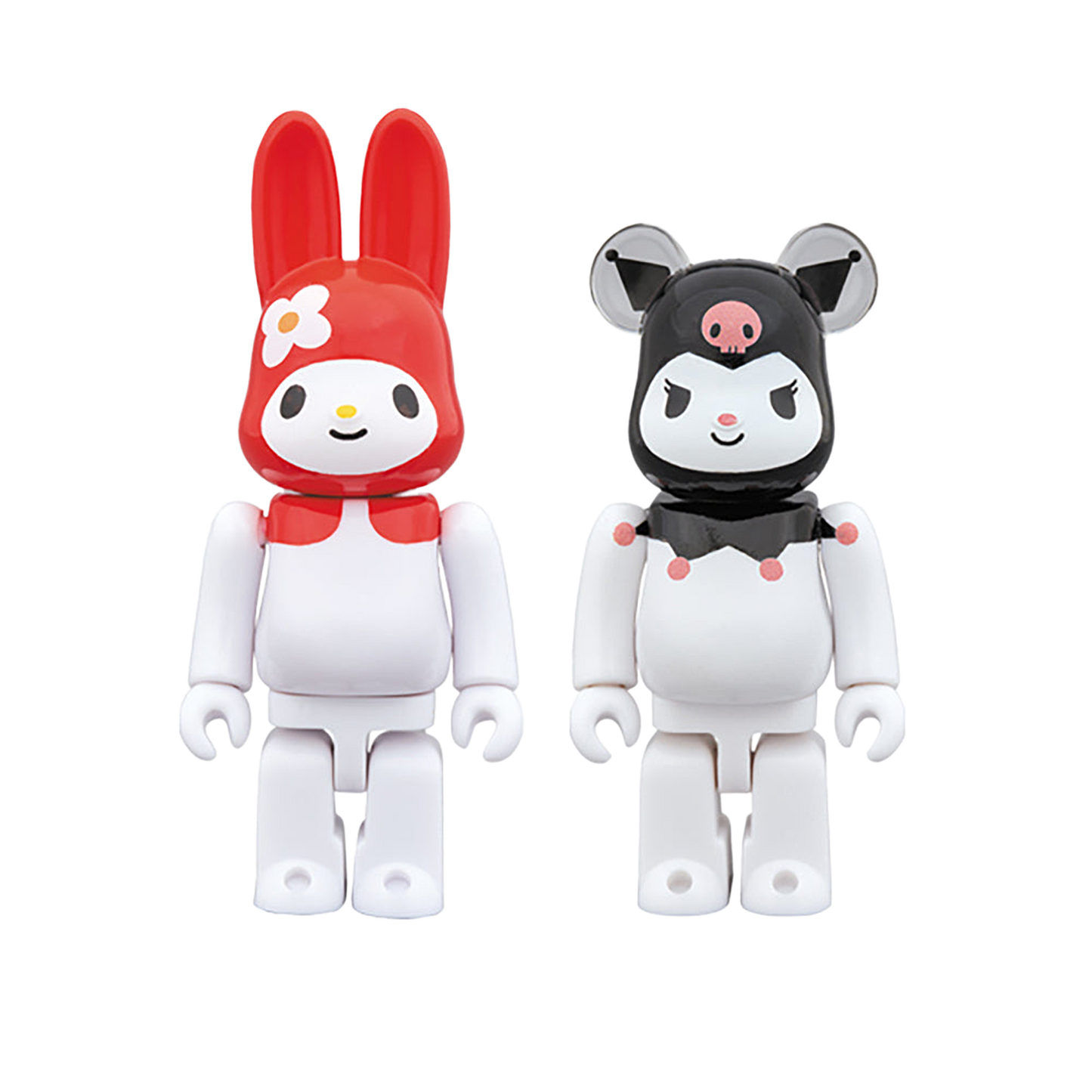 R@BBRICK MY MELODY(赤メロ Ver.) & BE@RBRICK クロミ 100％ 2 PACK