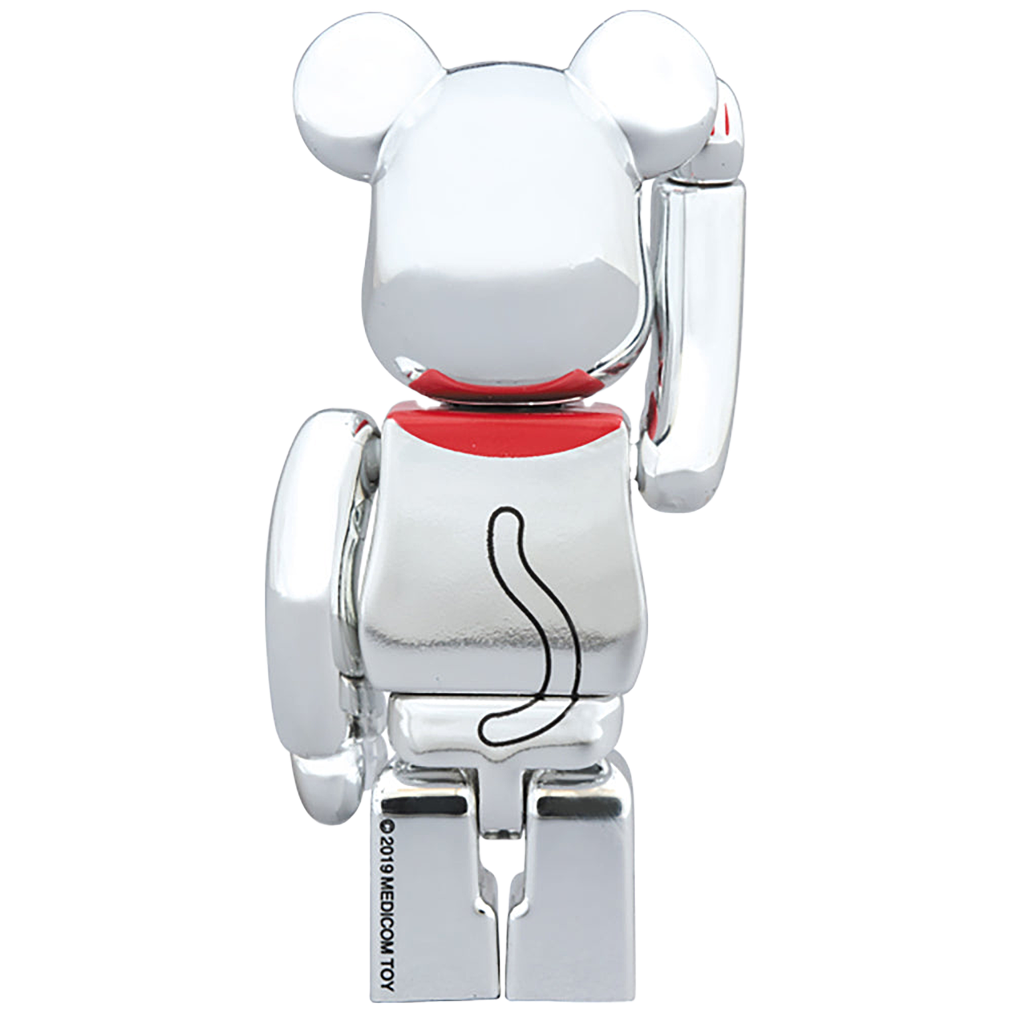 BE@RBRICK 招き猫 銀メッキ四 100％