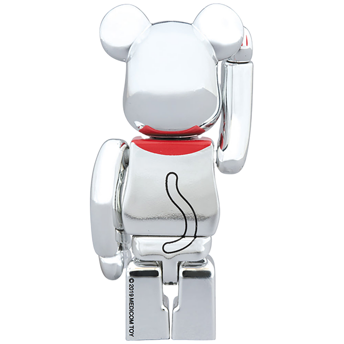 BE@RBRICK 招き猫 銀メッキ四 100％