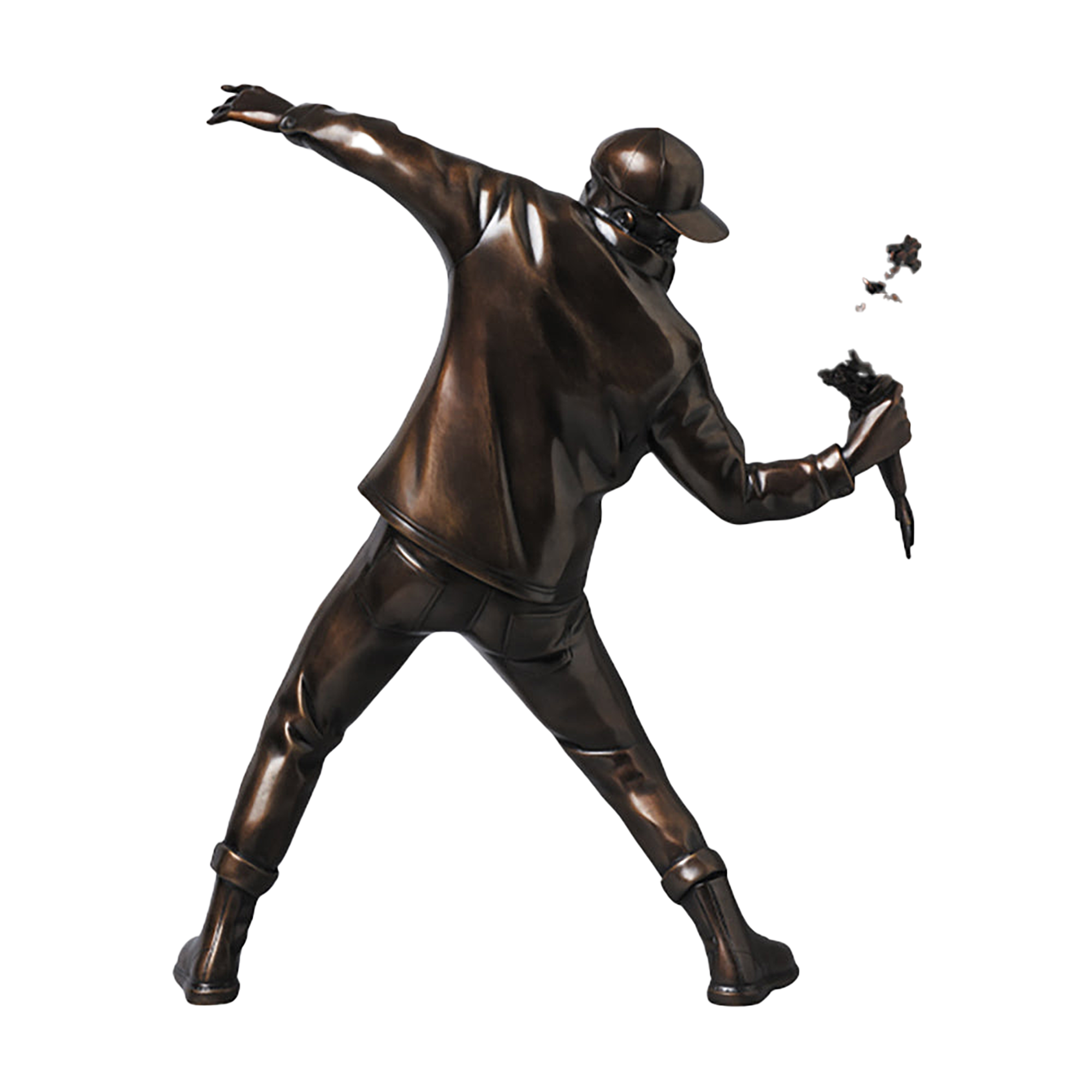 FLOWER BOMBER BRONZE STATUE