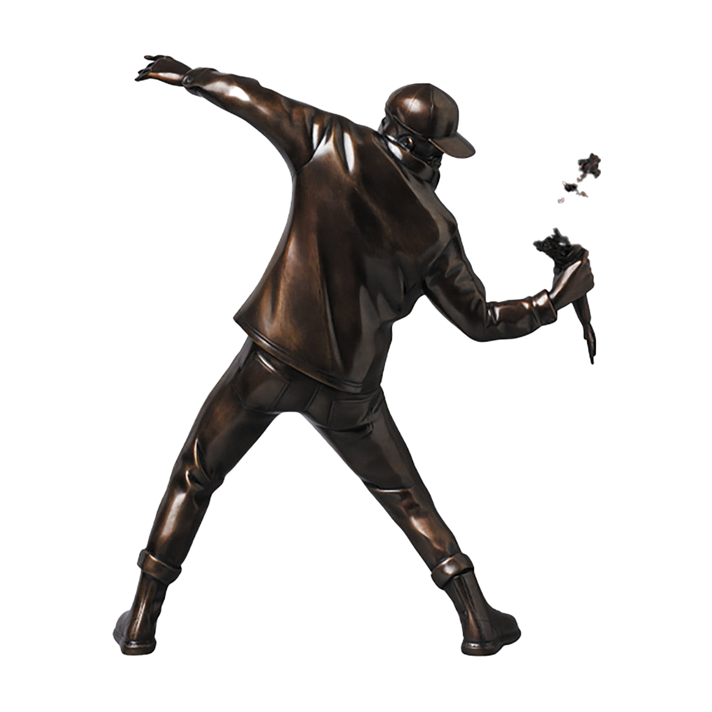 FLOWER BOMBER BRONZE STATUE