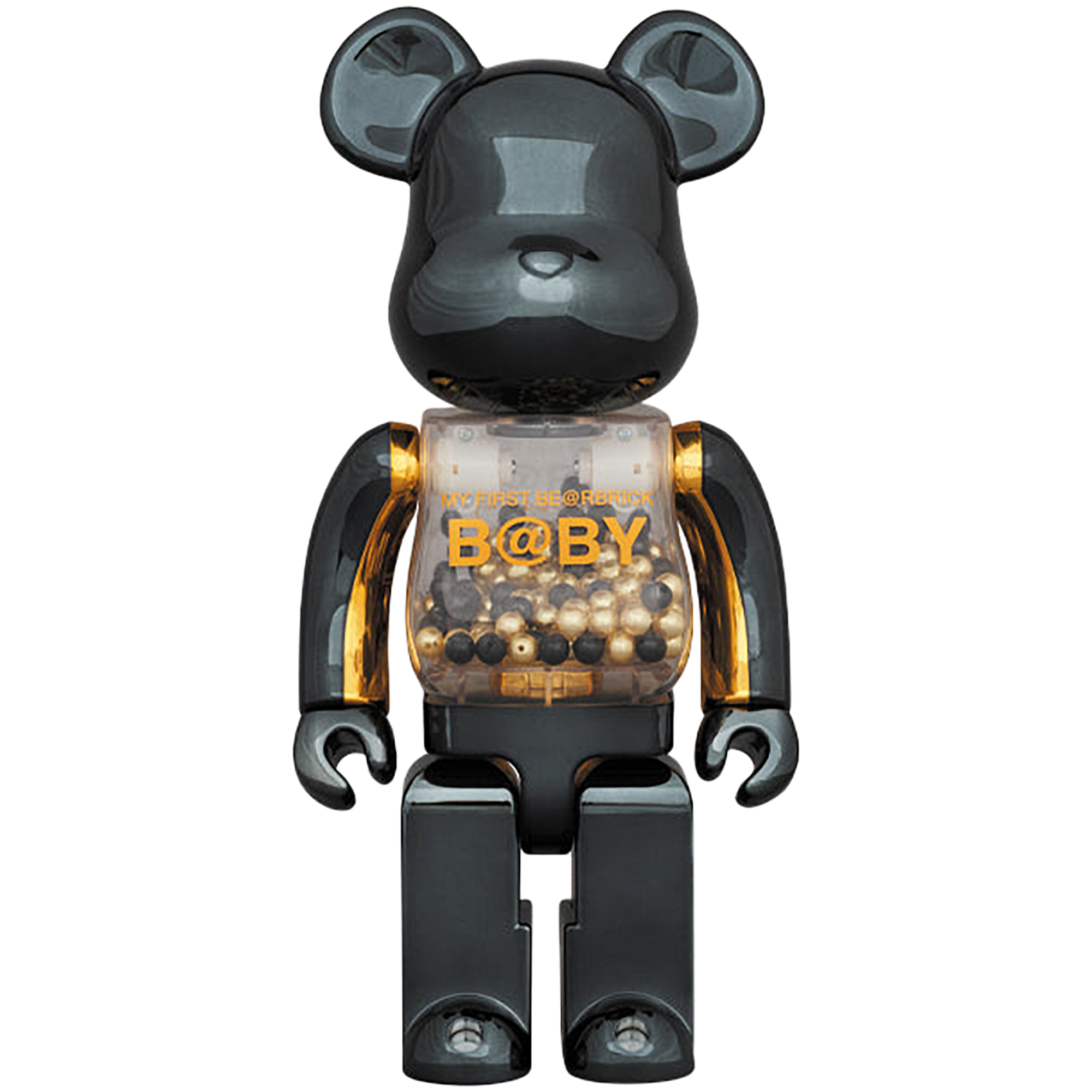 MY FIRST BE@RBRICK INNERSECT BLACK & GOLD Ver. 100% & 400%