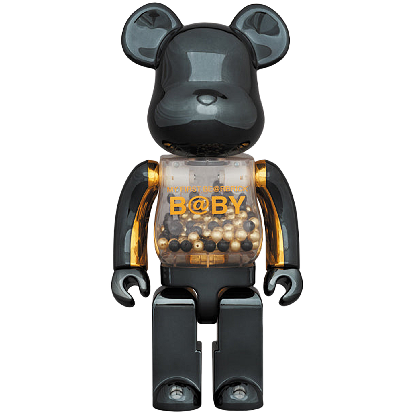 MY FIRST BE@RBRICK INNERSECT BLACK & GOLD Ver. 100% & 400%