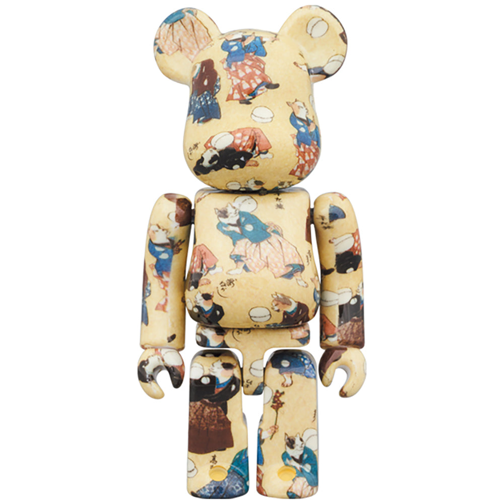 BE@RBRICK 歌川国芳 「流行猫の曲鞠」100％ & 400％_1