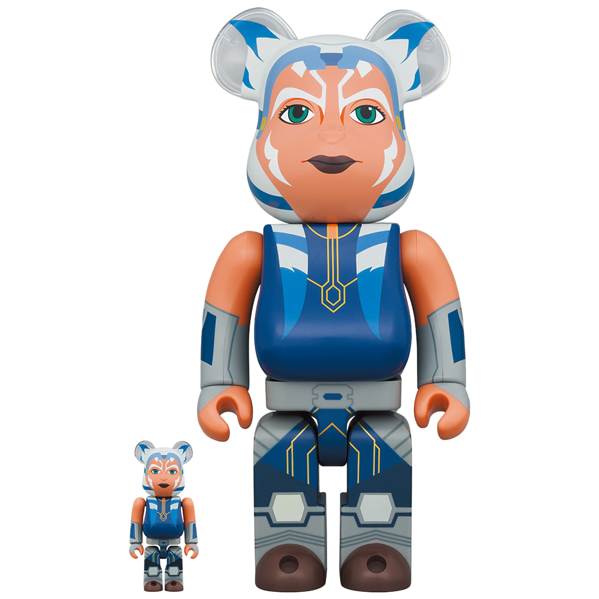 BE@RBRICK AHSOKA TANO (THE CLONE WARS Ver.) 100％ & 400％