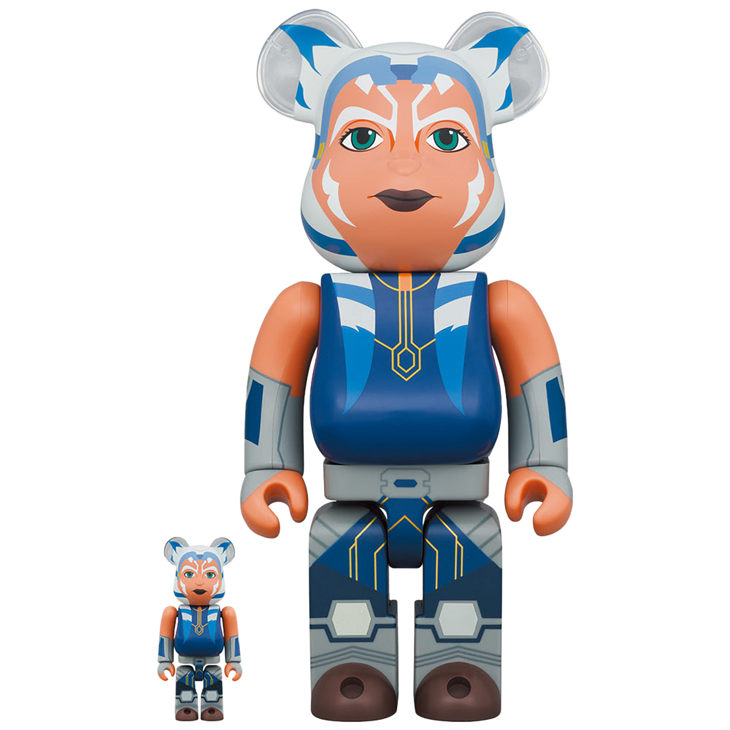 BE@RBRICK AHSOKA TANO (THE CLONE WARS Ver.) 100％ & 400％