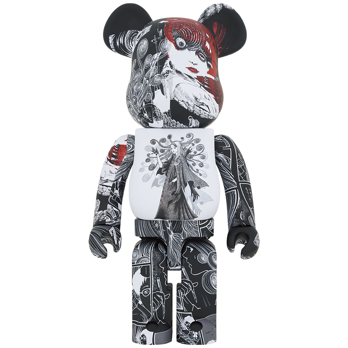 BE@RBRICK S'YTE × 伊藤润二 涡卷 1000%