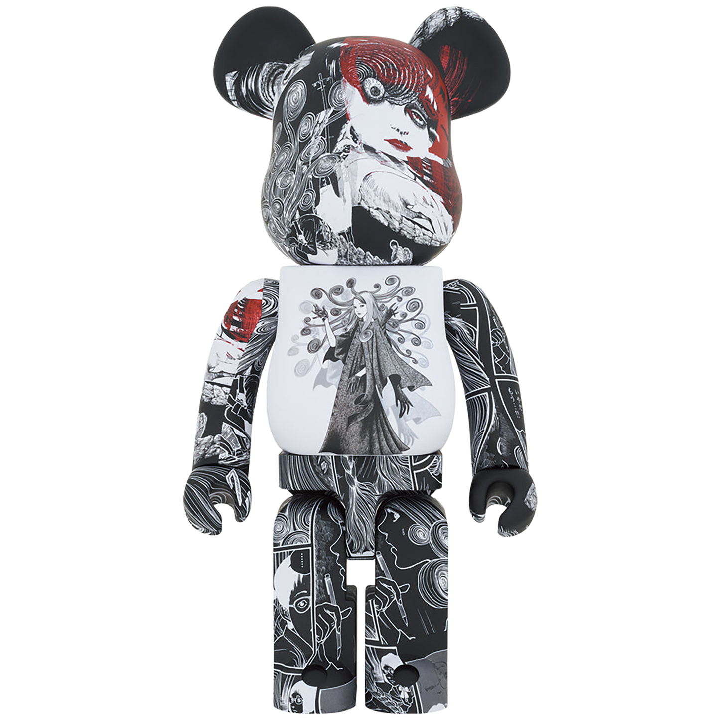 BE@RBRICK S'YTE × 伊藤润二 涡卷 1000%