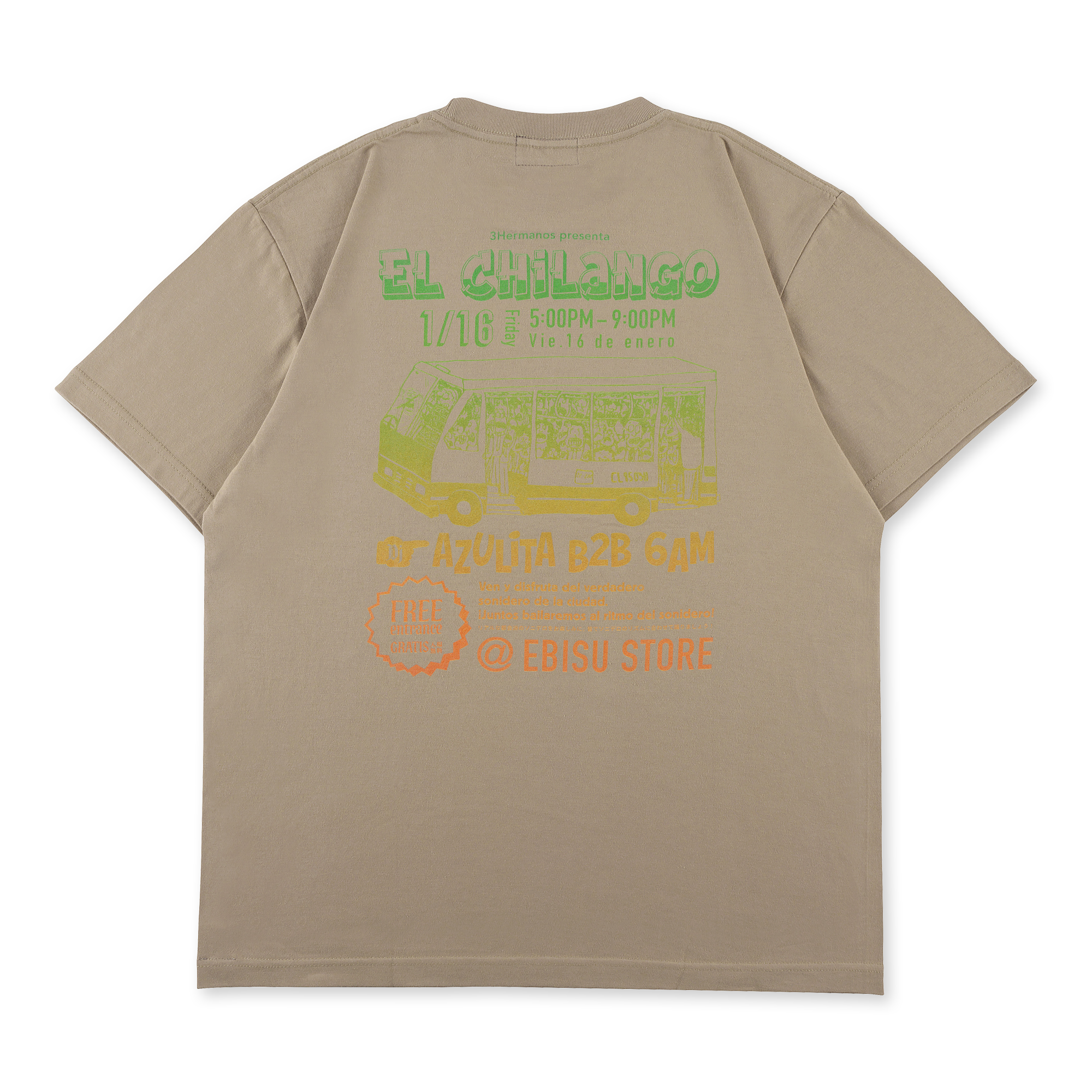 MLE × TACOS 3Hermanos T-SHIRT D《2026年11月発売予定》_1