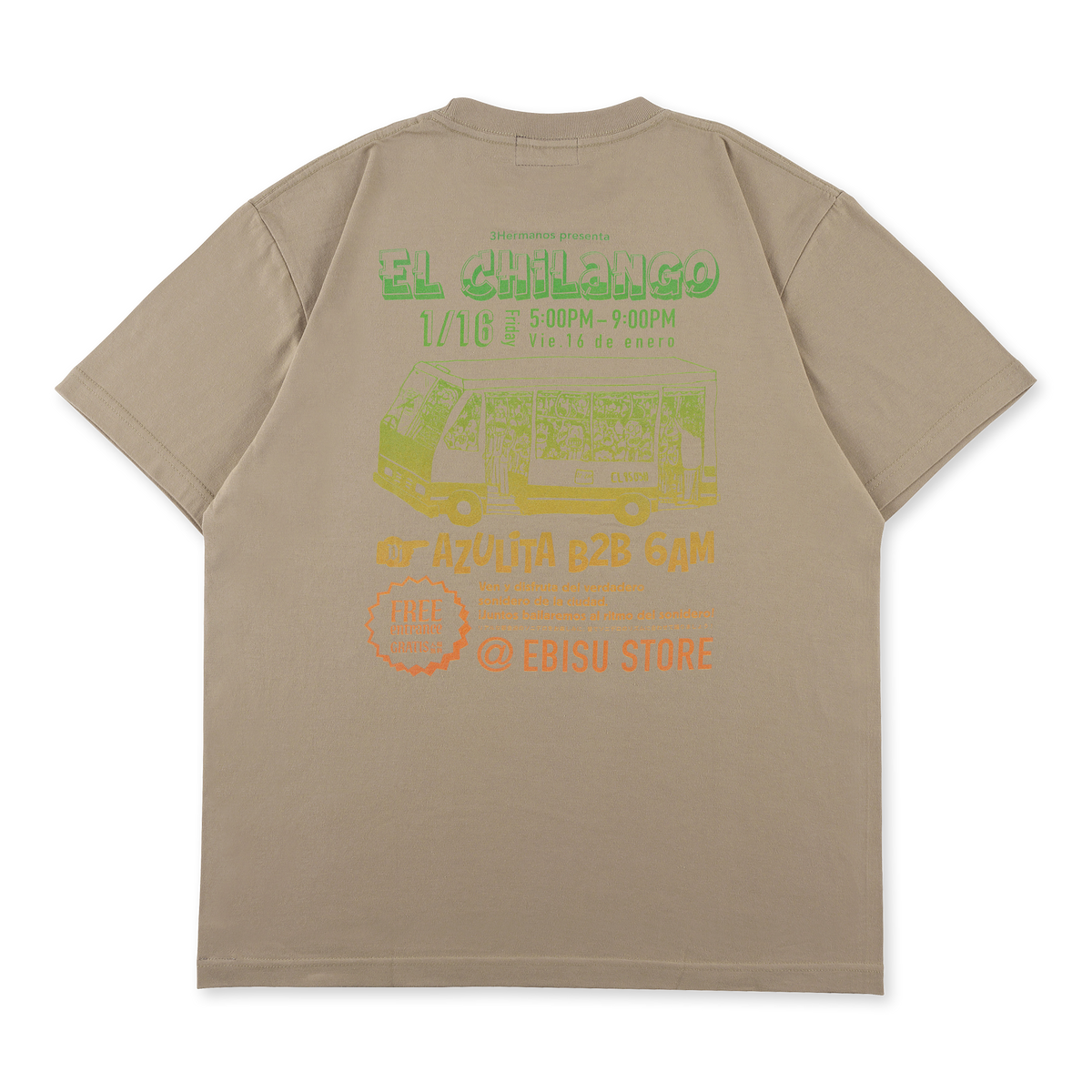 MLE × TACOS 3Hermanos T-SHIRT D《2026年11月発売予定》_1