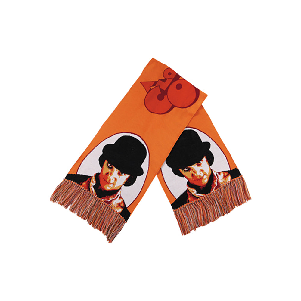 KNIT GANG COUNCIL "A CLOCKWORK ORANGE" KNIT SCARF "ALEX" BLACK／ORANGE_1