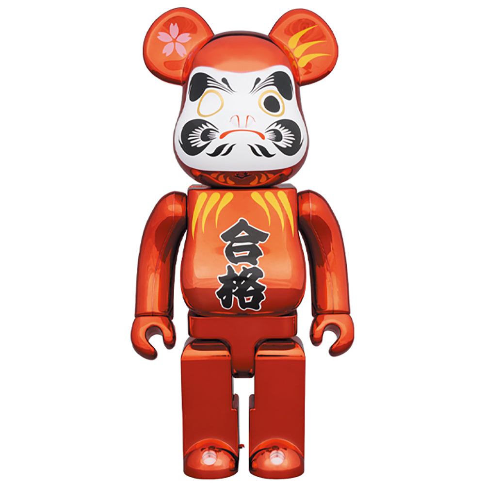 BE@RBRICK 達磨 合格 赤メッキ 400％_0