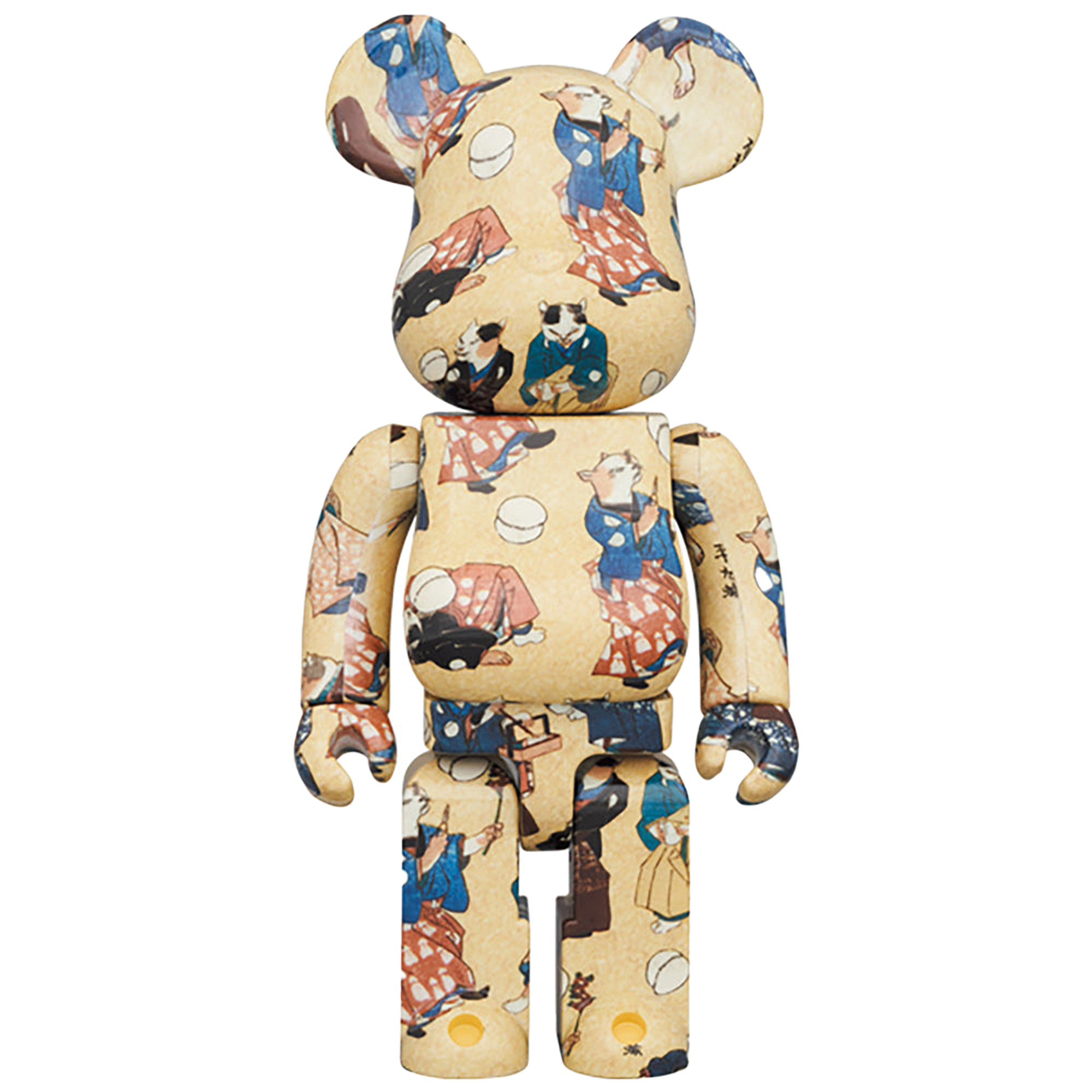 BE@RBRICK 歌川国芳 「流行猫の曲鞠」100％ & 400％