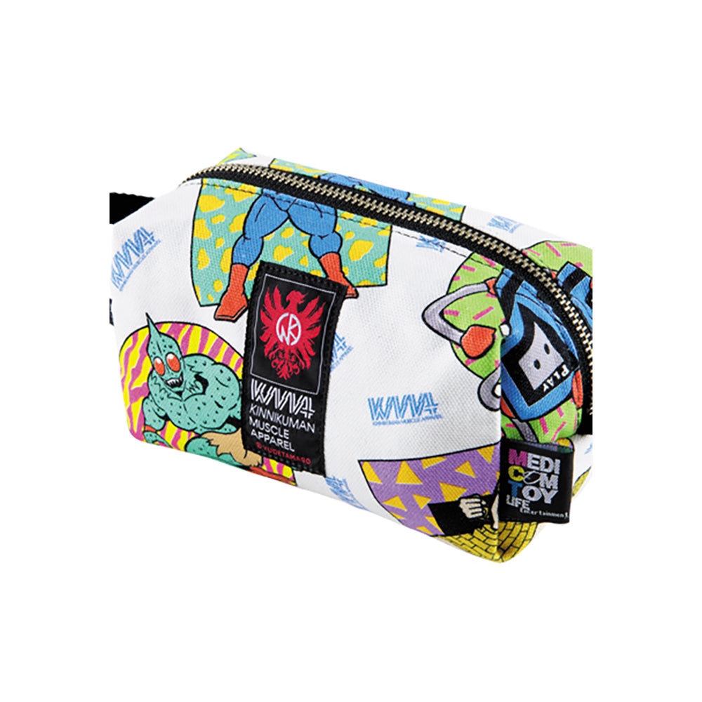 MLE KINNIKUMAN シリーズ KINNIKUMAN TRAVEL POUCH WHITE/BLACK_1